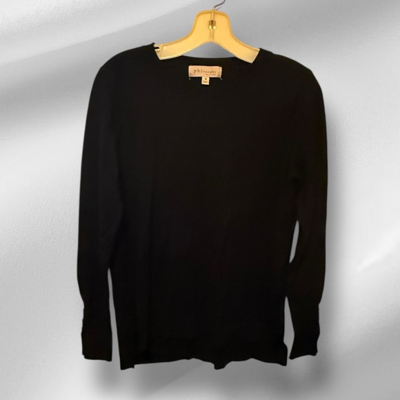 Philosophy‎ Black Sweater - Picture 1 of 7